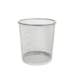 Kosz na śmieci GRAND NH-10C metalowy srebrny-453970
