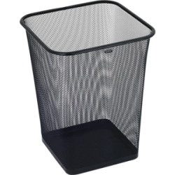 Kosz na śmieci GRAND 18L 120-1459 kwadrat siatka metal. - czarny-453957
