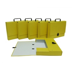 Teczka z rączką DELFIN LUX 2 - żółta-470651