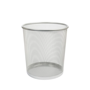 Kosz na śmieci GRAND NH-10C metalowy srebrny-453970