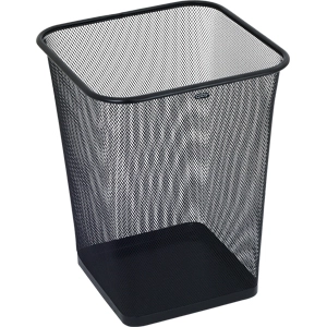 Kosz na śmieci GRAND 18L 120-1459 kwadrat siatka metal. - czarny-453957