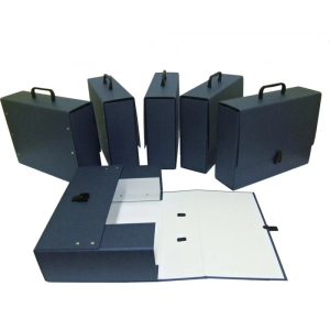 Teczka z rączką DELFIN MAXI 10cm - granatowa-145609