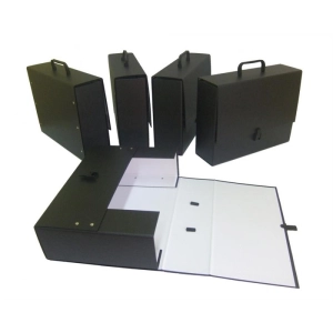 Teczka z rączką DELFIN MAXI 10cm - czarna-145689
