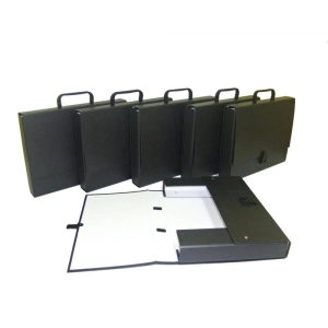Teczka z rączką DELFIN LUX 2 - czarna-454667