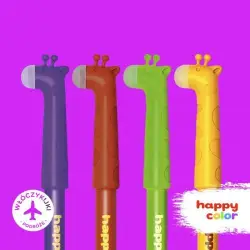 Długopis HAPPY COLOR usuwalny ŻYRAFY 0.5mm,nieb,HA AKPB7371-3 -487694