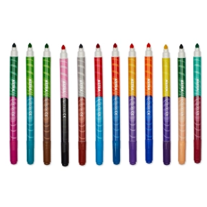 Flamastry ASTRA 12 sztuk - dwustronne 24 kolory-146019
