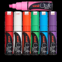 Marker UNI kredowy CHALK PWE-8K czarny-543419