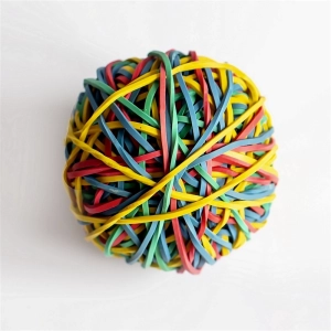 Gumki recepturki D.RECT 1,5x1,5 x 60mm 1kg mix -148312