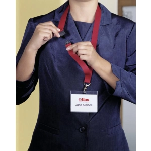 Smycz taśma do identyfikatora DURABLE op.10 20mm - czarna 813701-152483