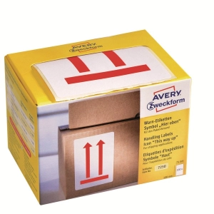 Etykiety AVERY ZWECKFORM ostrzegawcze Tutaj góra 7250-152936