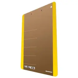 Clipboard DONAU Life karton A4 z klipsem żółty-630335