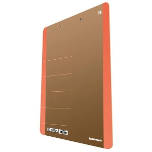 Clipboard DONAU Life karton A4 z klipsem pomarańczowy-153346