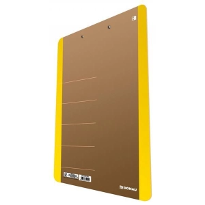 Clipboard DONAU Life karton A4 z klipsem żółty-630335