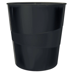 Kosz na śmieci LEITZ WOW 15l. czarny 52781095-631193