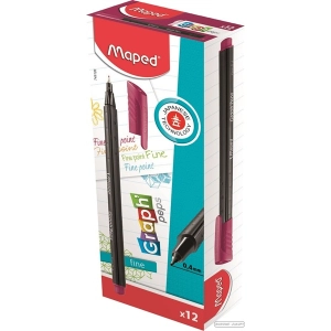 Cienkopis MAPED GRAPH PEPS truskawkowy 7491260