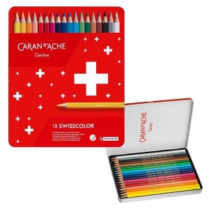 Kredki CARAN D'ACHE Swisscolor Aquarelle 18szt. mix kolorów-156238