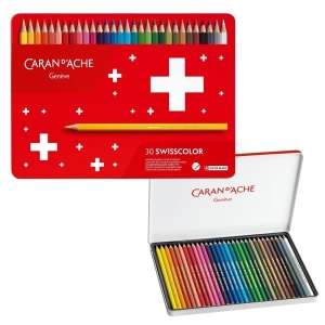 Kredki CARAN D'ACHE Swisscolor Aquarelle 30szt. mix kolorów-156242