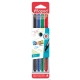 Cienkopis MAPED GRAPH PEPS DECO kolory basic 4 szt etui