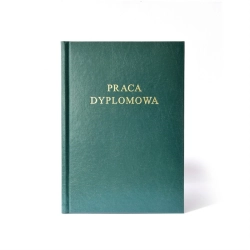 Okładki kanałowe ARGO op.10 AA Praca Dyplomowa zielone (złoto) PRESTIGE-640642