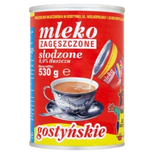 Mleko zagęszczone GOSTYŃ 530g. słodzone puszka -642972