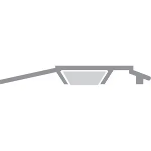 Linijka aluminiowa płaska LENIAR 20cm-157843