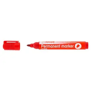Marker D.RECT 2160 (OPAKOWANIE 12) permanent - czerwony-158338