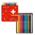 Kredki CARAN D'ACHE Swisscolor metalowe pudełko 18 szt.-159295