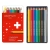 Kredki CARAN D'ACHE Swisscolor metalowe pudełko 12 szt.-159314