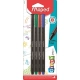 Cienkopis MAPED GRAPH PEPS kolory basic 4 szt 749144