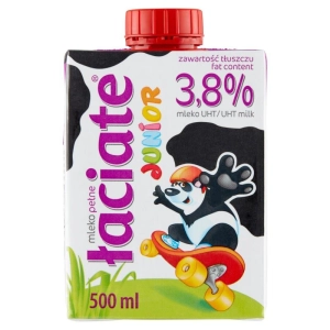 Mleko ŁACIATE 500ml. 3,8% JUNIOR (1szt.)