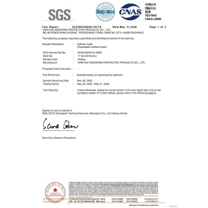 Maseczka medyczna MEDICAL op.50szt. TYP IIR CE  BFE>=98% - niebieska-164838