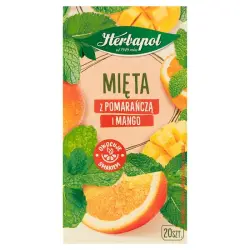 Herbata HERBAPOL Zielnik - mięta pomarańcza mango op.20