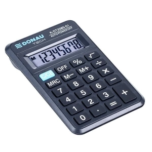 Kalkulator DONAU TECH kieszonkowy K-DT2085-01 8-cyfr. czarny-165023