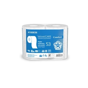 Papier toaletowy VELVET Care Comfort 2w. 486 listków op.4szt. - biały-165410