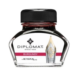 Atrament do piór DIPLOMAT 30ml. - burgundy red