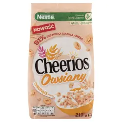 Płatki śniadaniowe NESTLE cheerios oats chrupiące 210g.