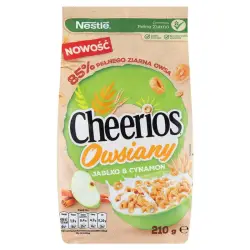Płatki śniadaniowe NESTLE cheerios oats cynamonowe chrupiące 210g.