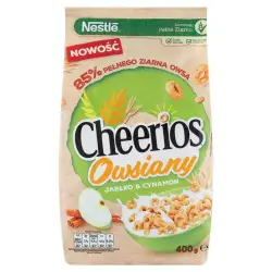 Płatki śniadaniowe NESTLE cheerios oats cynamonowe chrupiące 400g.