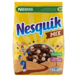 Płatki śniadaniowe NESTLE nesquik duo 460g.