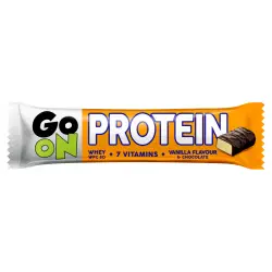 Baton SANTE GO ON Protein 50g. - wanilia z inuliną w czekoladzie