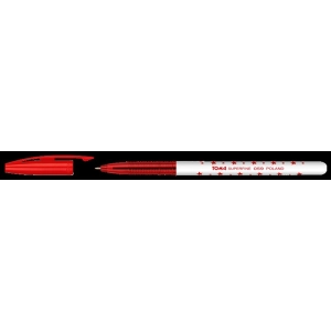Długopis TOMA w gwiazdki TO-059 superfine 0,5mm - czerwony-168002