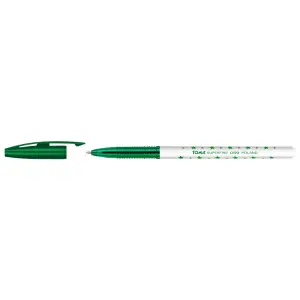 Długopis TOMA w gwiazdki TO-059 superfine 0,5mm - zielony