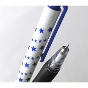 Długopis TOMA w gwiazdki TO-69 automat 0,5mm - czarny-168007
