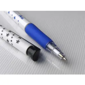 Długopis TOMA w gwiazdki TO-69 automat 0,5mm - czarny-168009