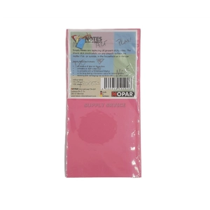Karteczki magnetyczne NOPAR 10x20cm op.100 - różowe-688299