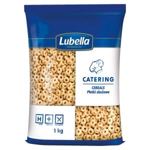 Płatki śniadaniowe LUBELLA Catering 1kg - miodowe kółka