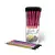 Ołówek HEYKKA Stello HB metaliczny z gumką mix kolorów -600741