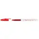 Długopis TOMA w gwiazdki TO-059 superfine 0,5mm - czerwo