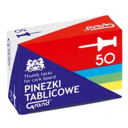 Pinezki GRAND tablicowe op50szt. kolorowe 110-1657-427797