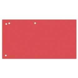 Przekładki OFFICE PRODUCTS karton 1/3 A4 op.100 - czerwone